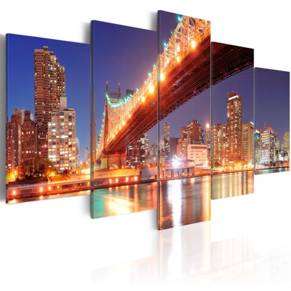 Tableau décoratif :  New York aux reflets dorÃ©s en hq