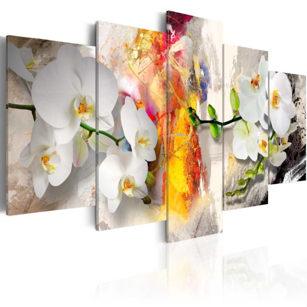 Tableau décoratif : OrchidÃ©e et couleurs en hq