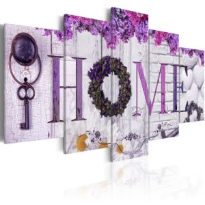 Tableau décoratif : Purple House en hq