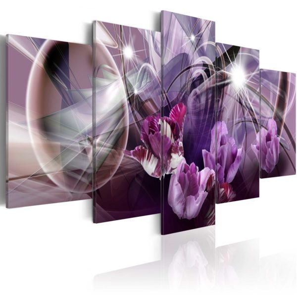 Tableau décoratif : Purple of tulips en hq