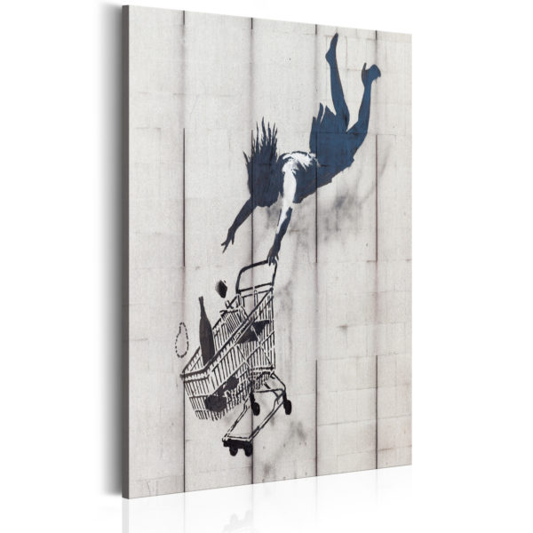Tableau décoratif : Shop Til You Drop by Banksy en hq