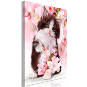 Tableau décoratif : Sweet Kitty (1 Part) Vertical en hq
