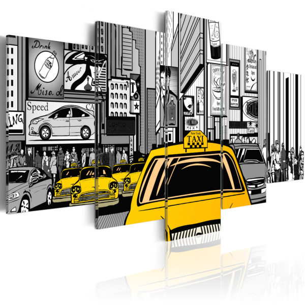 Tableau décoratif : Taxi de dessin animÃ© en hq