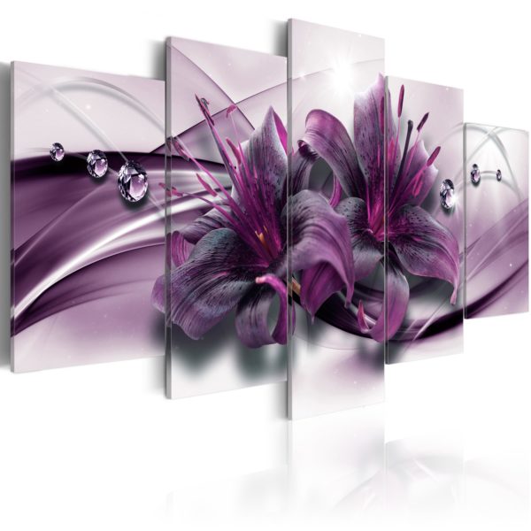 Tableau décoratif : Violet Lily en hq