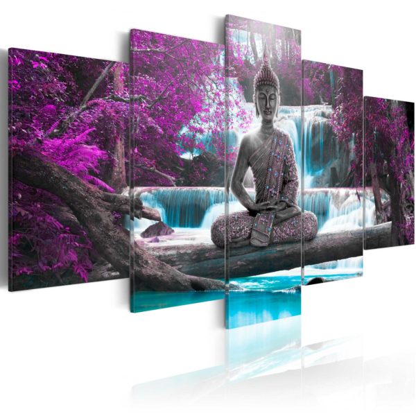 Tableau décoratif : Waterfall and Buddha en hq