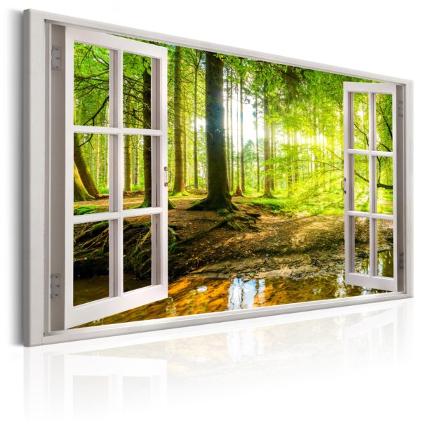 Tableau décoratif : Window: View on Forest en hq