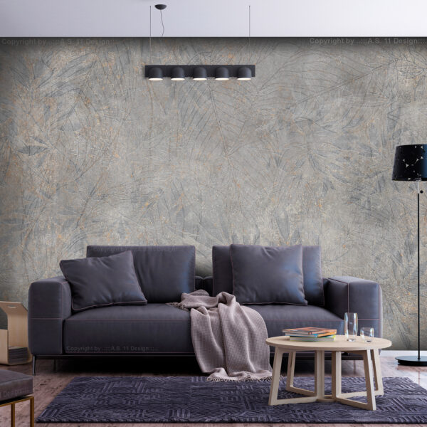 Papier Peint Abstrait - Gray of Nature papier peint design intissé parfait pour les murs ou meubles