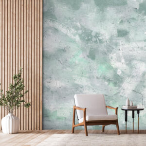 Papier Peint Abstrait - Mint Impression papier peint design intissé parfait pour les murs ou meubles